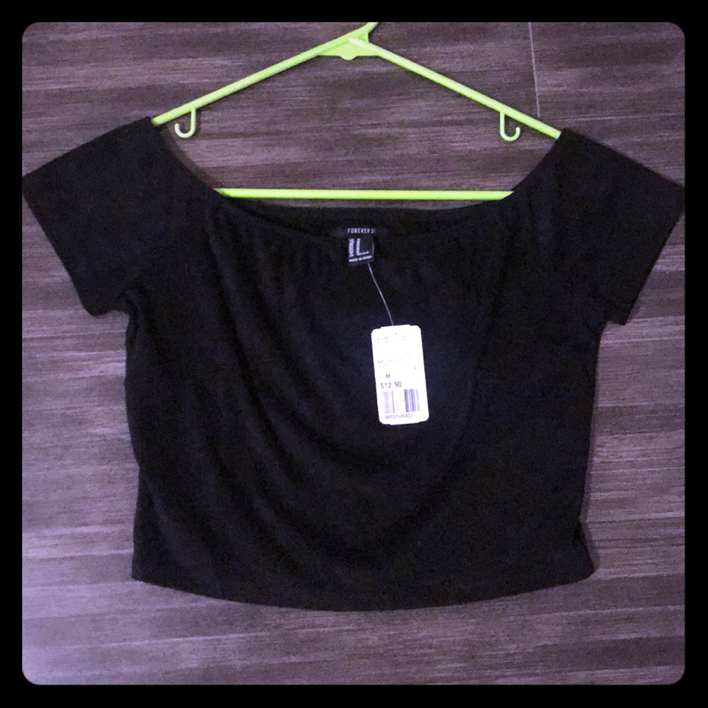 Velvet crop top